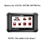 Battery Replacement for ANCEL MT700 MT700Pro Scan Tool